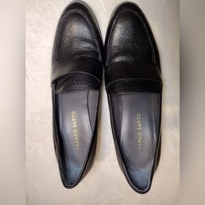 Franco Sarto Black Leather Heels
